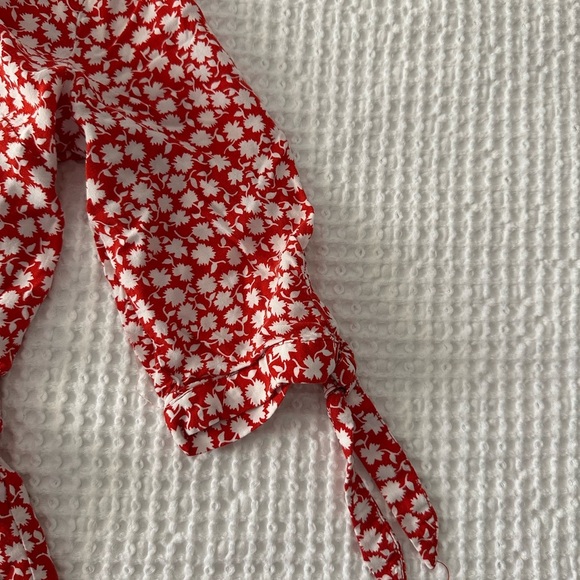 H&M Red Floral Romper - Picture 6 of 7